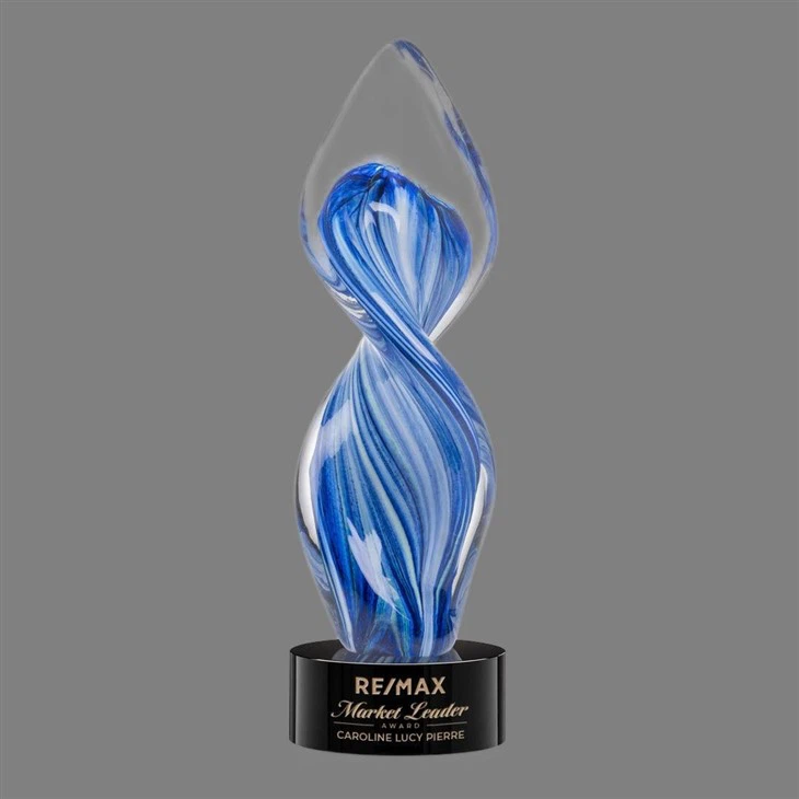 Cerulean Flame Helix Artglass price