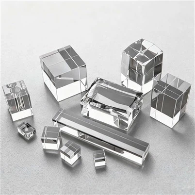 Cub de vidre en blanc d'alta qualitat per a gravat làser